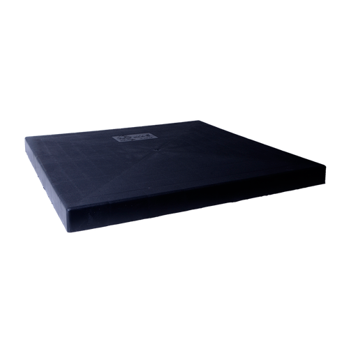 DiversiTech® EP4040-3 EcoPad 3 x 40 x 40 in Equipment Pad - Polypropylene, 1,480 lbs Capacity, Black