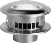 Selkirk® 104800 RV Series 4 in Gas Vent Vent Top - Snap Lock, Galvanized Steel / Aluminum, Category I