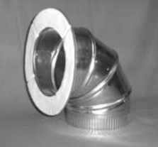 Barrington® 710186 520 Series Air-Tite 6 in Adjustable Elbow Takeoff - Galvanized Steel