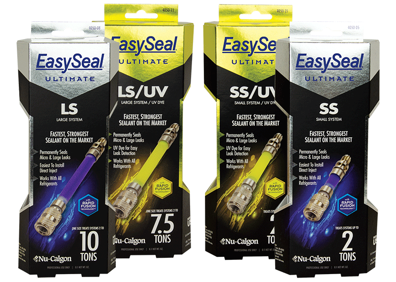 Nu-Calgon 4050-08 EasySeal Refrigerant Leak Sealant - For 2-10 Ton Units, Clear