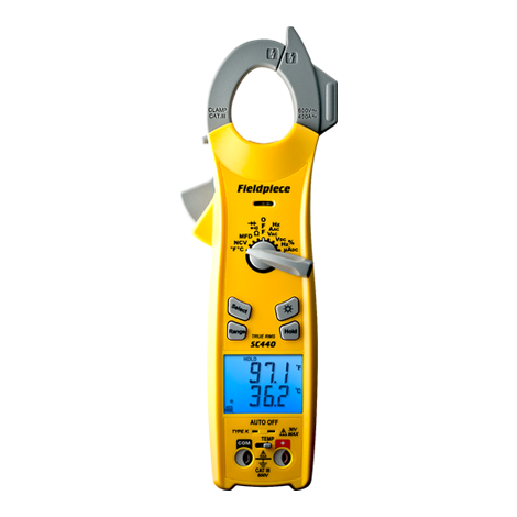 Fieldpiece SC440 SC440 Series Essential Clamp Meter - True RMS, 400A