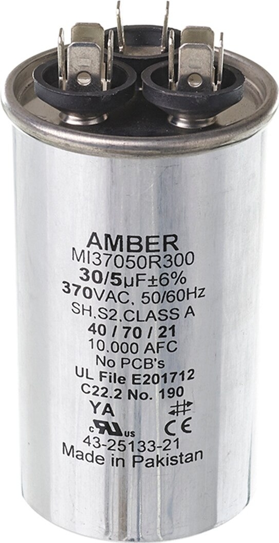 Rheem® 43-25133-21 30+5 MFD 370V Round Capacitor