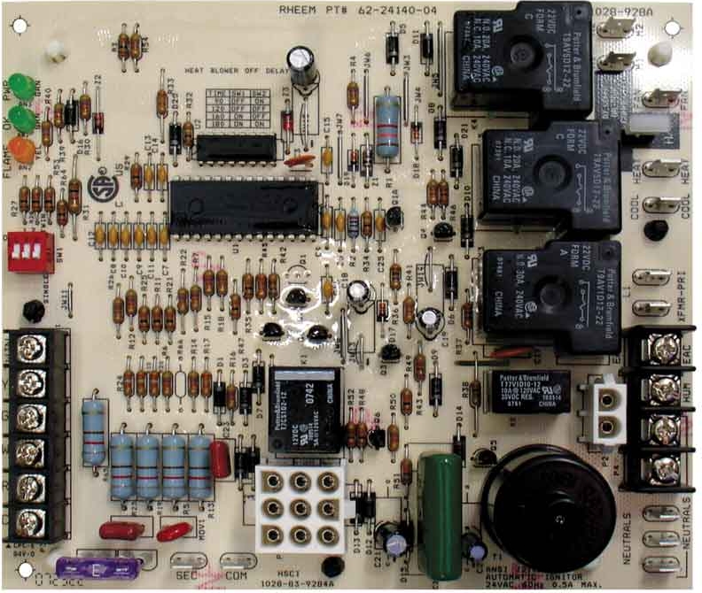 Rheem® 62-24140-04-1PK ProTech Integrated Furnace Control Board - 24V