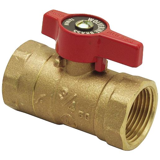 Wolverine Brass® 56074 PROSERIES 1/2 FIP BRASS GAS BALL VALVE WITH LEVER HANDLE