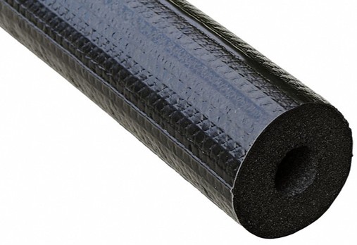 K-Flex 6RSR048038 Pipe Insulation, 1/2 in Thick Wall, 3/8 in ID, 6 ft L, Elastomeric Foam