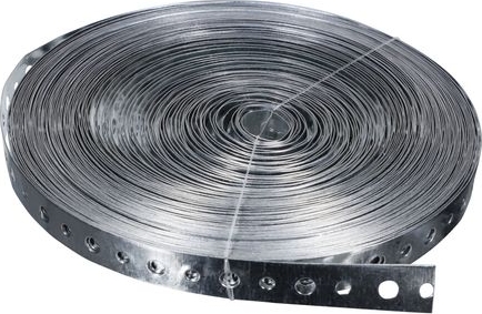 DiversiTech® 710-A16100 Galvanized Iron Hanger Strap - 100 ft L, 0.75 x Silver / Metallic