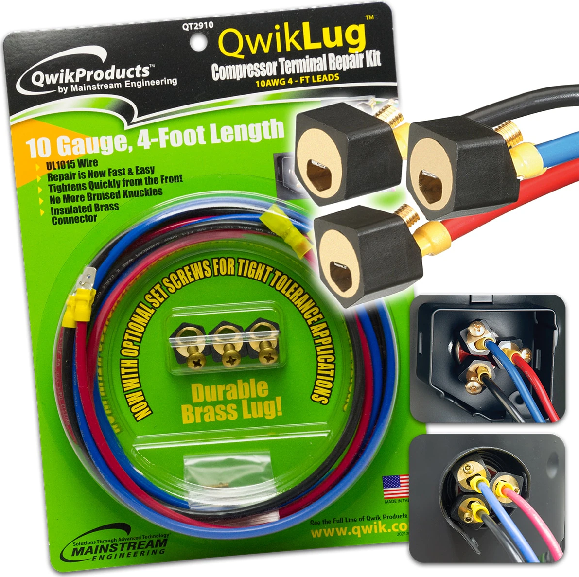Rheem® QT2910 QwikLug 10 AWG Insulated Terminal Repair Kit - 1 / Pk
