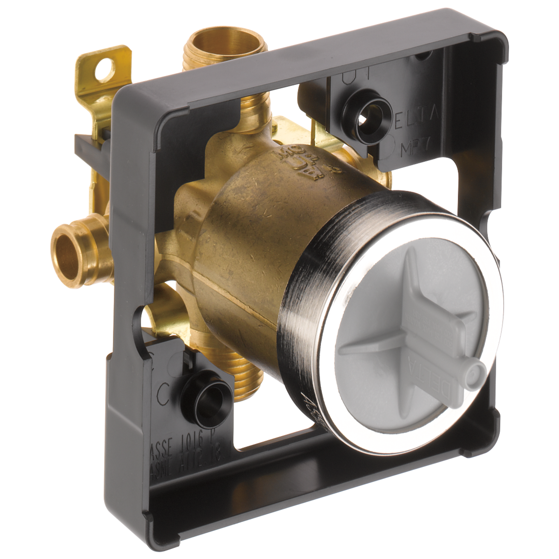 delta® R10000-MF MultiChoice PEX Universal Tub / Shower Rough-In Valve - Thermostatic / Pressure Balancing, 1/2