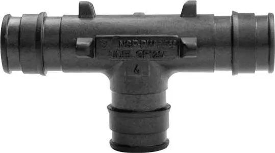 Uponor Q4755050 ProPEX 1/2 x 1/2 x 1/2 in Tee - Engineered Polymer, PEX-A, Expansion x Expansion x Expansion