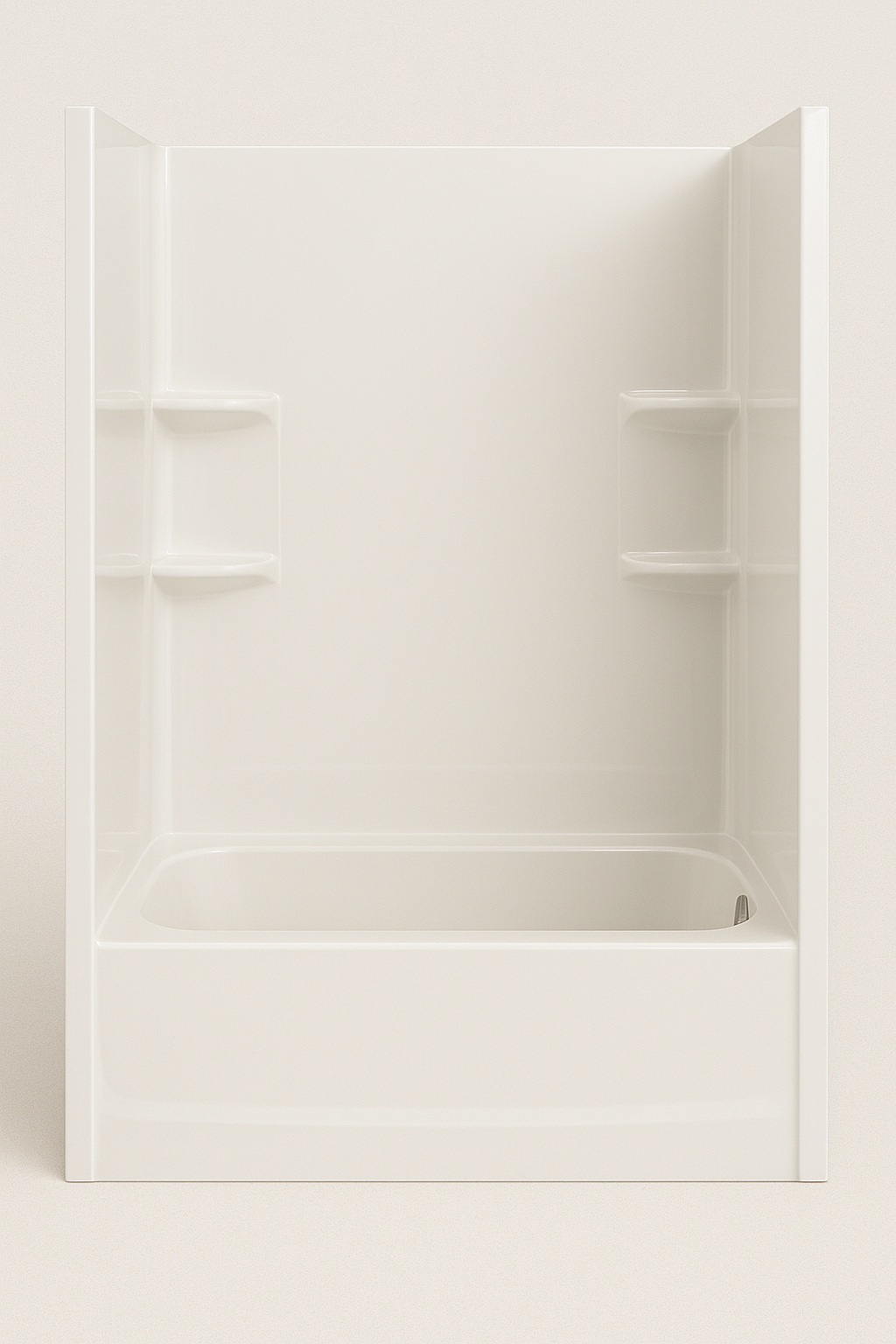Comfort Designs TS6036RW Icon One-Piece Alcove Tub & Shower - Right Hand Drain, 60 x 36 x 73 in, Acrylic