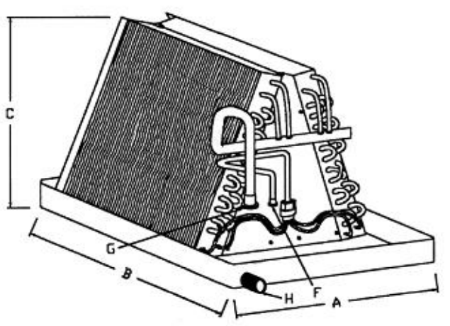 Sustainable Coils 1048A-MH 4.0 Ton R-410A~R-22 Mobile Home Uncased-Coil