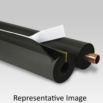 AEROFLEX® Self-Seal™ 722-AC3412SSPT Pipe Insulation, 6 ft Length, 3/4 in Inside Diameter, 1/2 in Thickness, Black