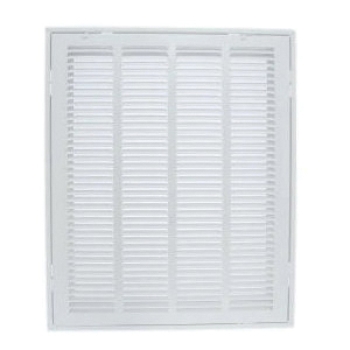 AirMate® 01151620CW Return Air Filter Grille, For Duct Size: 16 x 20 in, Rectangular Duct, Steel, Enamel, 22-5/8 in H