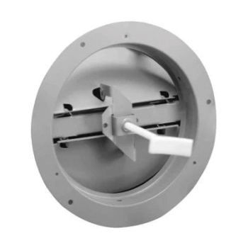 AirMate® 01800006 Butterfly Damper, Round Duct, For Duct Size: 6 in, Steel, Brown Enamel, Knob