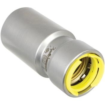Apollo® PWR7481980 Reducer, Reducer Fitting, Connection Size 1: 3/4 in, Connection Type 1: Press, Steel