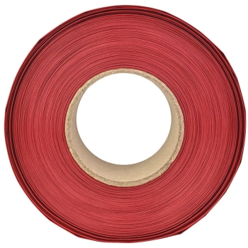 BRAXTON HARRIS PS6R1-200 Pipe Sleeve, 1 in Width, 200 ft Length, 6 mil Thickness, Red