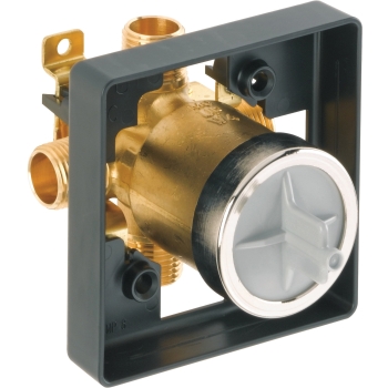 BRIZO® MultiChoice® R60000-UNBX Universal Tub/Shower Rough Valve, 1/2 in Inlet Connection, 1/2 in Outlet Connection