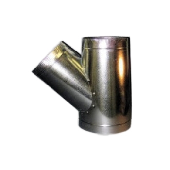 Barrington® No 809 Series 809001 Stub Wye, 6 in, 4 in, 4 in, Sheet Metal, No 809 Series Series