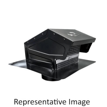 Builder's Best® 012634 Roof Vent, For Duct Size: 6 to 8 in, 7 in Height, 15.675 in Width, 16 in Depth, Steel