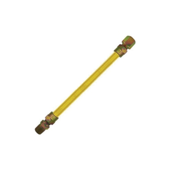 CAMBRIDGE™ C-GCY-121212MF-12 Gas Connector, 12 in Length, 1/2 in Connection Size 1, Connection Type 1: Male, 102000 Btu