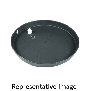 Camco 1516500020 Drain Pan With PVC Fitting (E/F), 20 in Dia, 2-1/2 in D, Plastic, Use With: Electric Water Heater