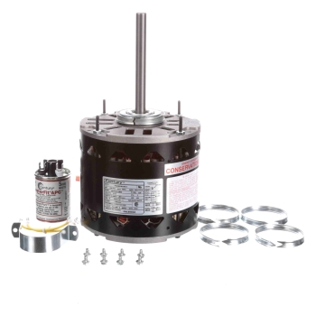 Century® FDL6002A Fan and Blower Motor, 1/5 hp, 3/4 hp Motor, 115 V, 1 ph, 1075 rpm Motor, 4-Speed, Ball Bearing, 9.1 A
