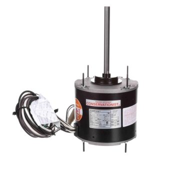 Century® ORM5488BF Condenser Fan Motor, 1/3 to 1/8 hp Motor, 208 to 230 V, 1 ph, 825 rpm Motor, TEAO Enclosure, 48 NEMA