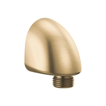 DELTA® 50560-CZ-PR Round Wall Elbow, Champagne Bronze/Lumicoat Polished Chrome, Use With: Hand Shower