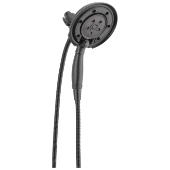 DELTA® 58471-RB-PK 2-in-1 Shower, 2.5 gpm, 1/2 in, Plastic, 4, H2OKinetic®, H2OKinetic® with Massage, Massaging, Round