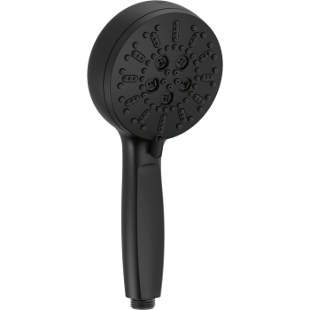 DELTA® 59584-BL-PK Hand Shower, 1.75 gpm Flow Rate, 7 Functions, 4-1/2 in Face Diameter, Matte Black, 10-1/4 in Height