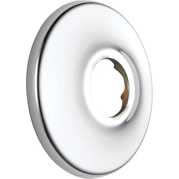 DELTA® RP6025 Shower Flange, Chrome, 2-1/2 in OD, Brass, Wall Installation/Mounting, 15/32 in D, Round, Flange