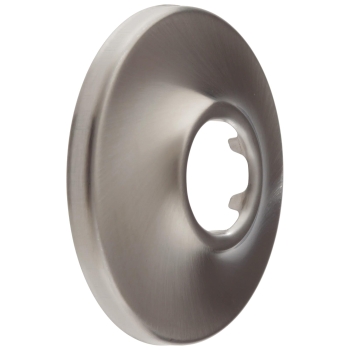 DELTA® RP6025SS Shower Flange, Stainless, 2-1/2 in OD, Brass, Wall Installation/Mounting, 15/32 in D, Round, Flange