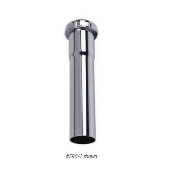 Dearborn® 790-1 Extension Tube, For Pipe Size: 1-1/4 in, 6 in Length, Brass, Chrome-Plated