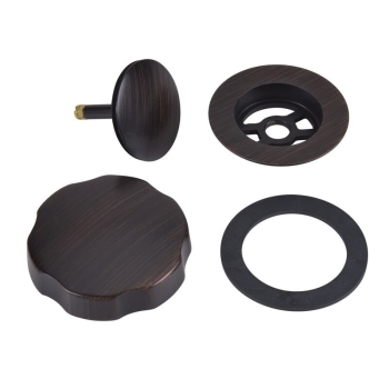 Dearborn® K20RB Tubular Cable Bath Waste, Oil Rubbed Bronze, For Use With: Bathtub Waste and Overflow Systems