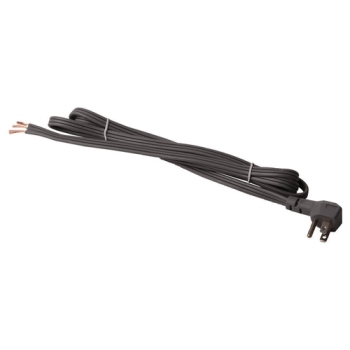 DiversiTech® 625-16-690 90 deg Plug Power Cord, 6 A, Stranded, 6 ft L, Copper Conductor, PVC Jacket, 16 AWG Wire
