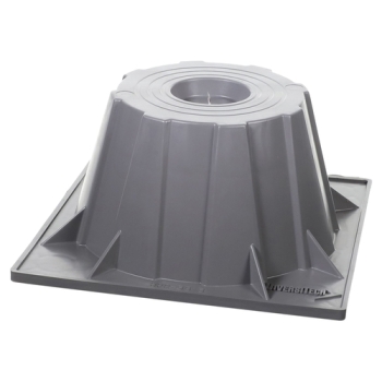 DiversiTech® HPR-3 Heat Pump Riser, 500 lb Load, 3 in H, Polypropylene, Gray