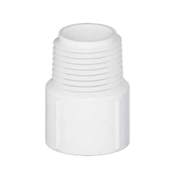 Tigre 436-012 Male Adapter, 1-1/4 in, 1-1/4 in, MIPT, Slip, PVC, White, Schedule/Class: SCH 40, Adapter