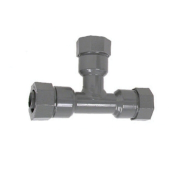 GF Central Plastics 360000713 Compression Tee, 1 in Nominal Pipe, Connection Size 1: 1 in, Connection Type 1: IPS
