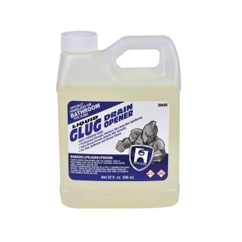 HERCULES® Glug® 20450 Bath Drain Opener, Liquid Form, 1 qt Net Content