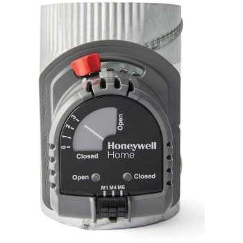 Honeywell Home TrueZONE® ARD10TZ/U Automatic Zone Damper, Round Duct, 10 in Dia, 24 V, Power Close and Spring Open