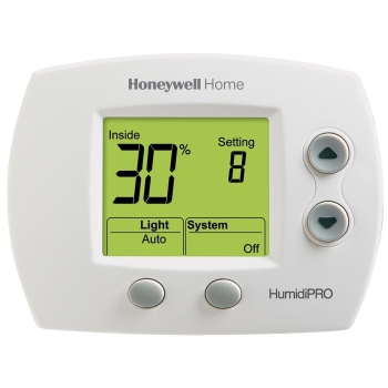 Honeywell Home HumidiPRO® H6062A1000/U Digital Humidity Control, 18-30 V, 0.1 A, 50/60 Hz Frequency, 3.44 in Height