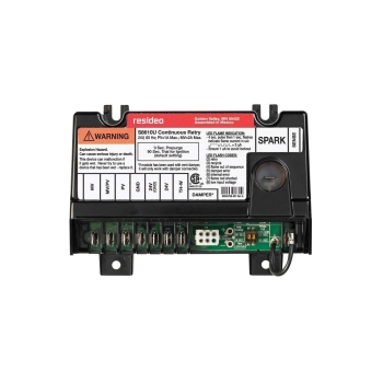 Honeywell Home S8610U3009/U Ignition Module, Intermittent Pilot Ignition, Liquid Propane, Natural Gas Fuel, 24 V, 1/2 A