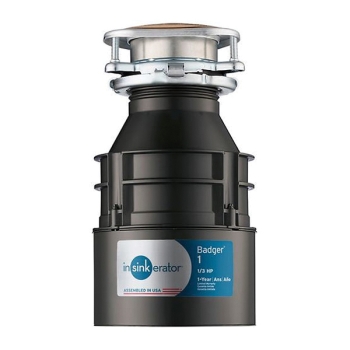 Insinkerator® 79029B-ISE Garbage Disposal, 1/3 hp Motor HP, 1 ph, Continuous Feed, 1-1/2 in Outlet Connection, 26 oz