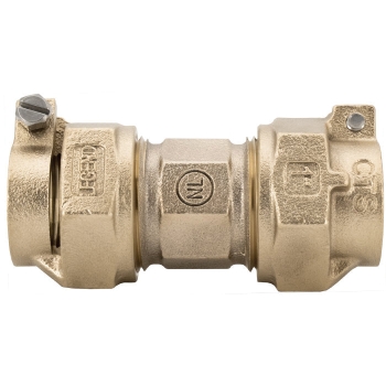 Legend Valve 313-214NL Coupling, Bronze, 4.13 in L, 3/4 in, CTS Pack Joint, 3/4 in, CTS Pack Joint