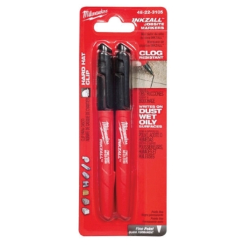 Milwaukee® 48-22-3105 Fine Point Marker, 2.7 in Length, 7.1 in Width, 0.85 in Height, Red