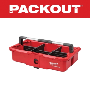 Milwaukee® PACKOUT™ 48-22-8045 Tool Tray, Plastic/Polymer, 5 in H, 19.8 in W, 11.7 in D, 25 lb Load, 6 -Compartment