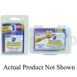 Nu-Calgon 4177-01 Flaremate Mini-Split Seal Pack, 1/4 In, 3/8 In, Flared, Copper, Baked/Coated