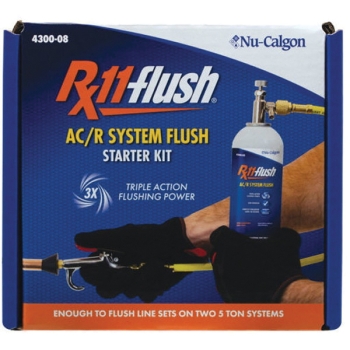 Nu-Calgon Rx11-flush® 4300-08 Starter Kit, Gas Form