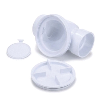 Oatey® 43904 Backwater Valve, 4 in Inlet Connection, 4 in Outlet Connection, PVC Body