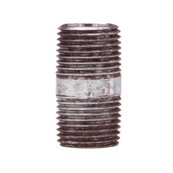 PLUMBMASTER® 96127 Pipe Nipple, 1/2 in Connection Size 1, 1-1/2 in L, Connection Type 1: MIP, 1/2 in Connection Size 2
